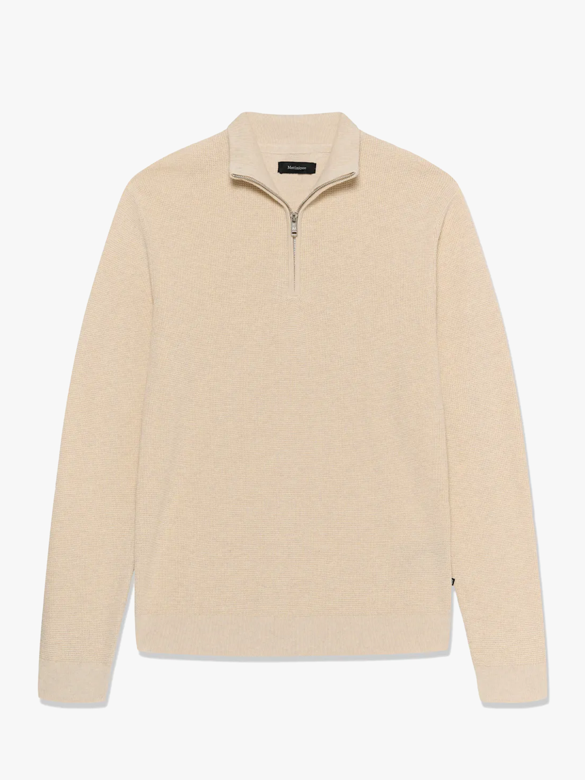 Matinique Lagoon Half Zip Oyster Gray Melange