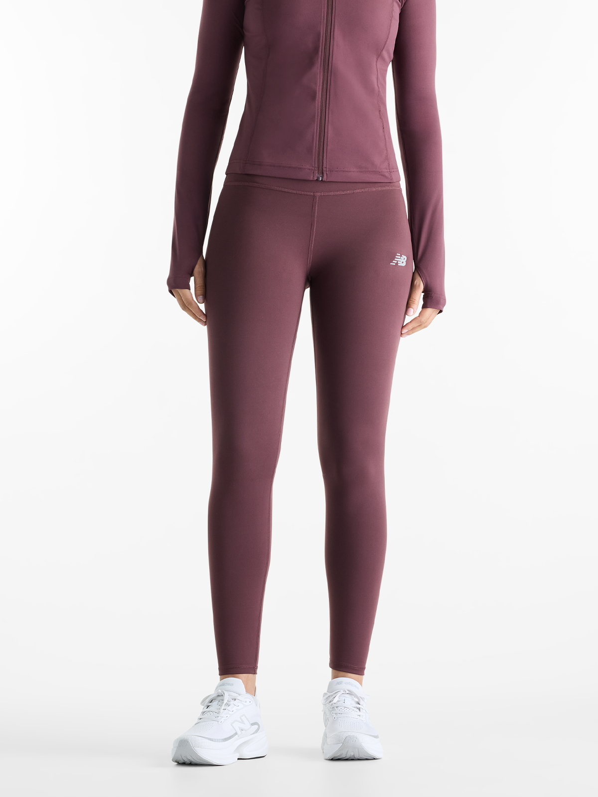 New Balance Harmony High Rise Legging 25" Cherry Leather