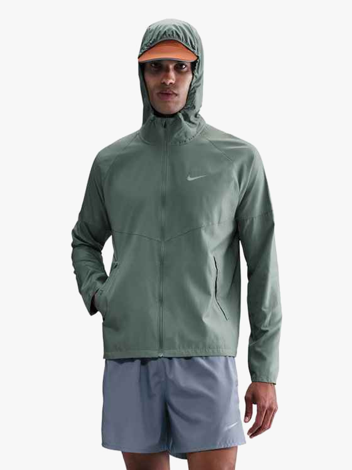 Nike Repel Miler Jacket Clay Green / Reflective Silver