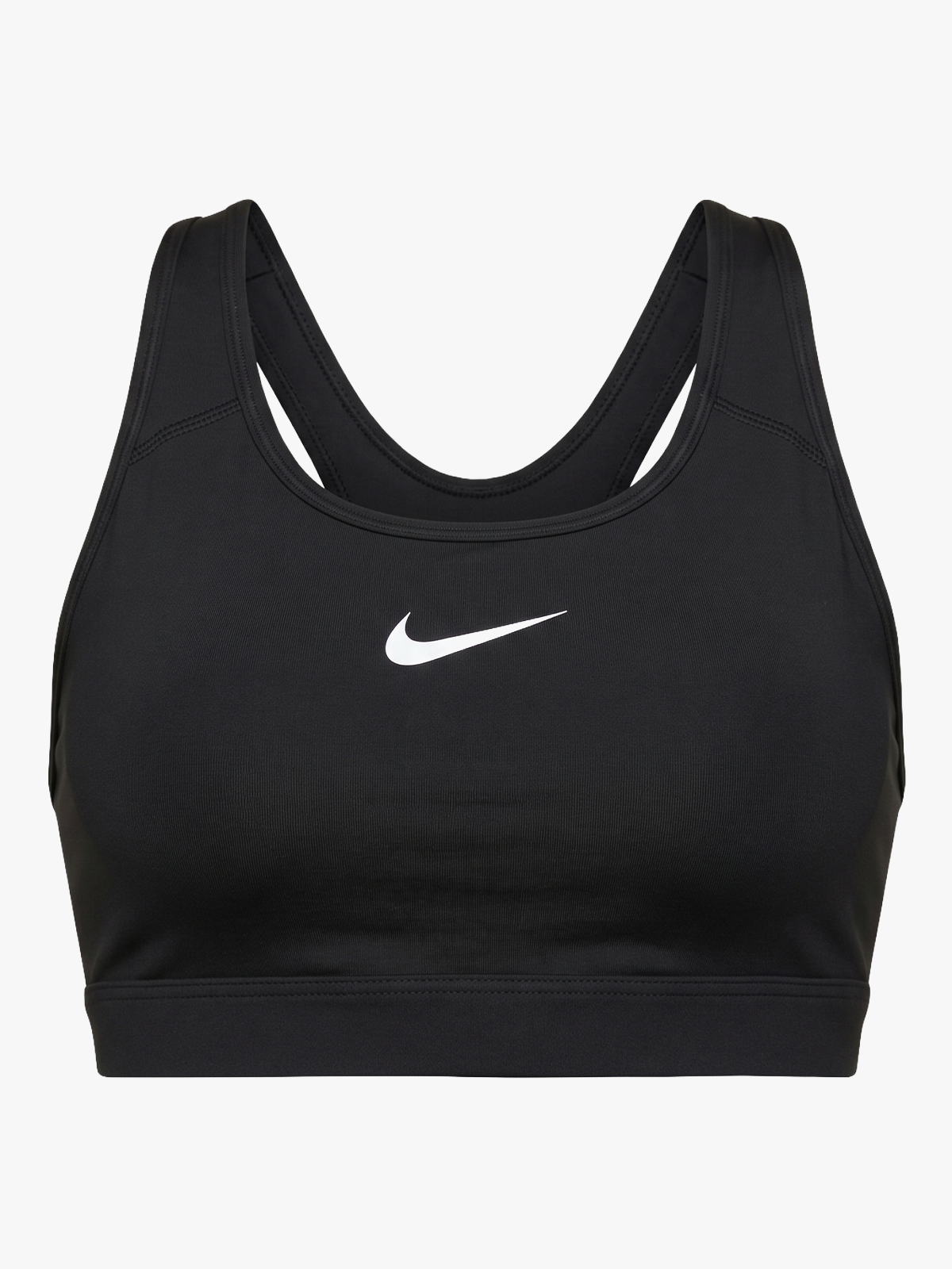 Nike Swoosh Mid-Support Padded Sports Bra Black