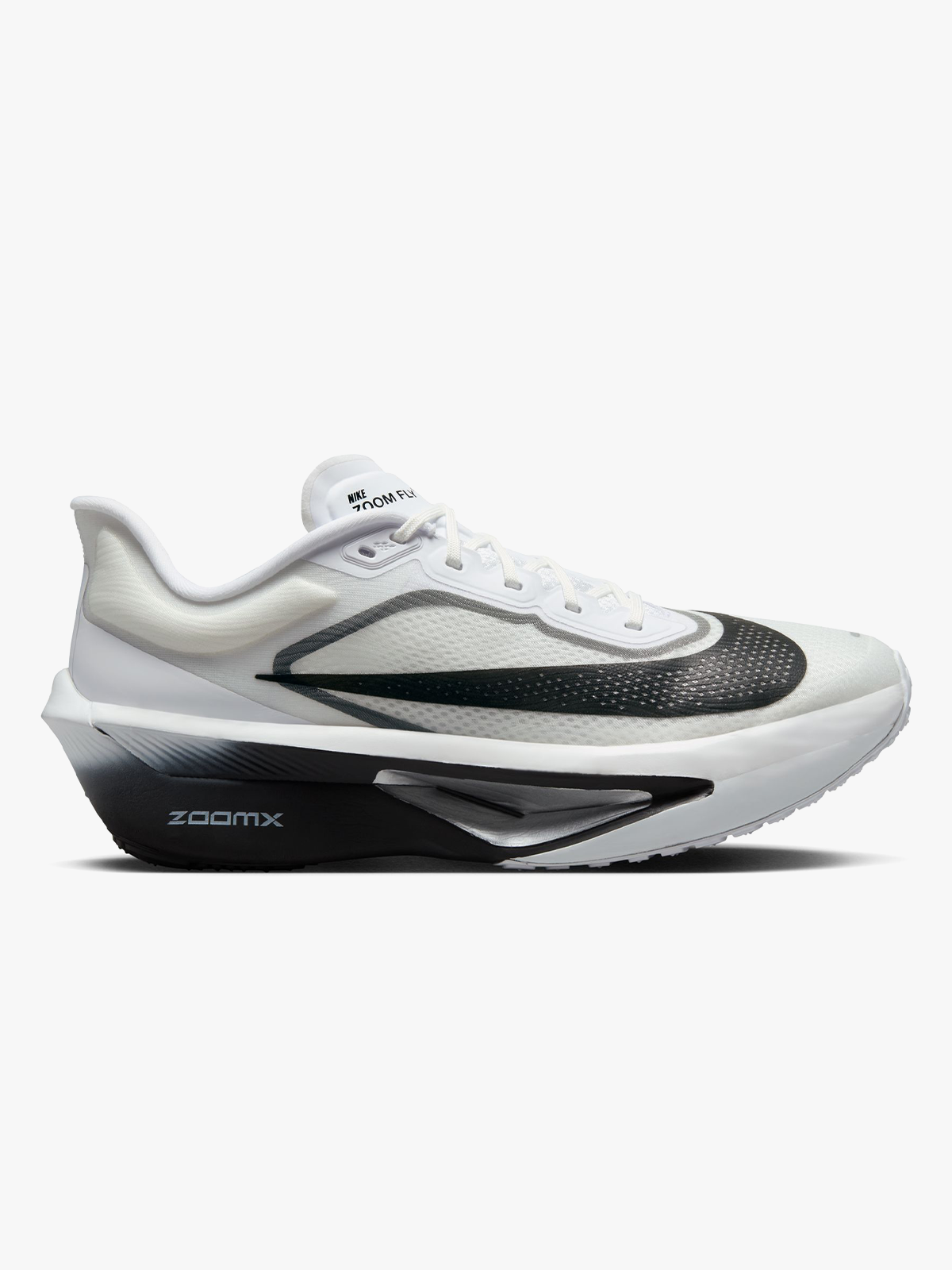 Nike Zoom Fly 6 White / Black / Smoke Grey / Metallic Silver