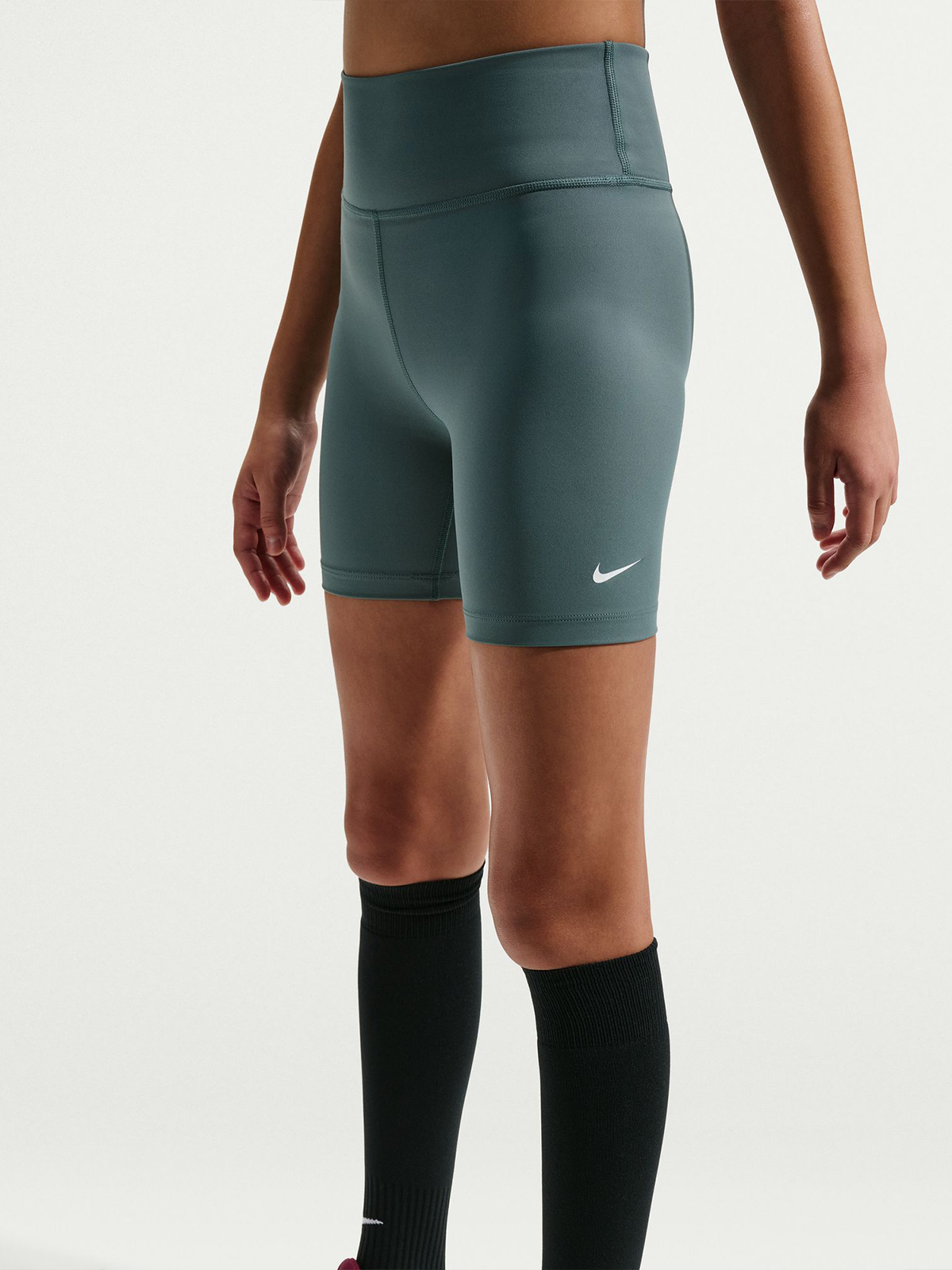 Nike One Dri-FIT 5" Biker Shorts Grønn