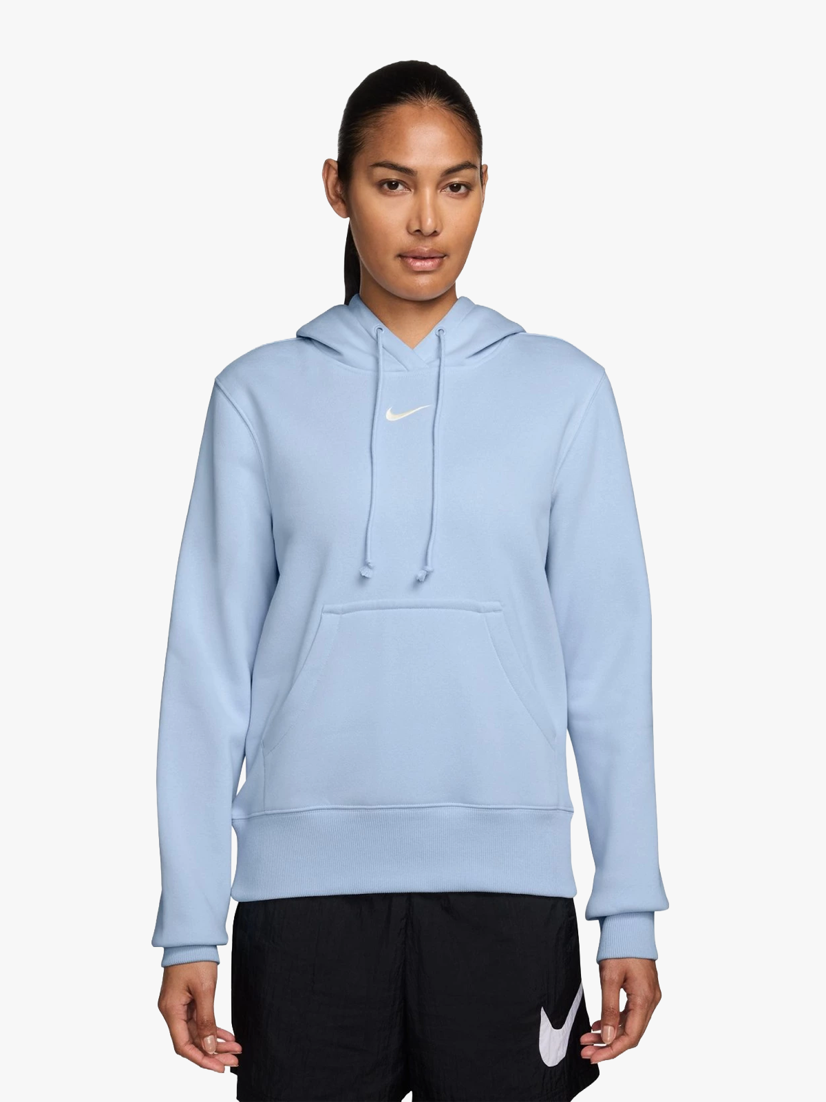 Nike Pheonix Fleece Standard Pullover Hoodie Blå