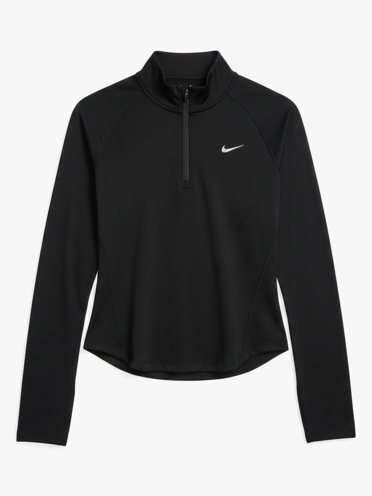 Nike Tempo Dri-Fit Half-Zip Running Top Black / Reflective Silver