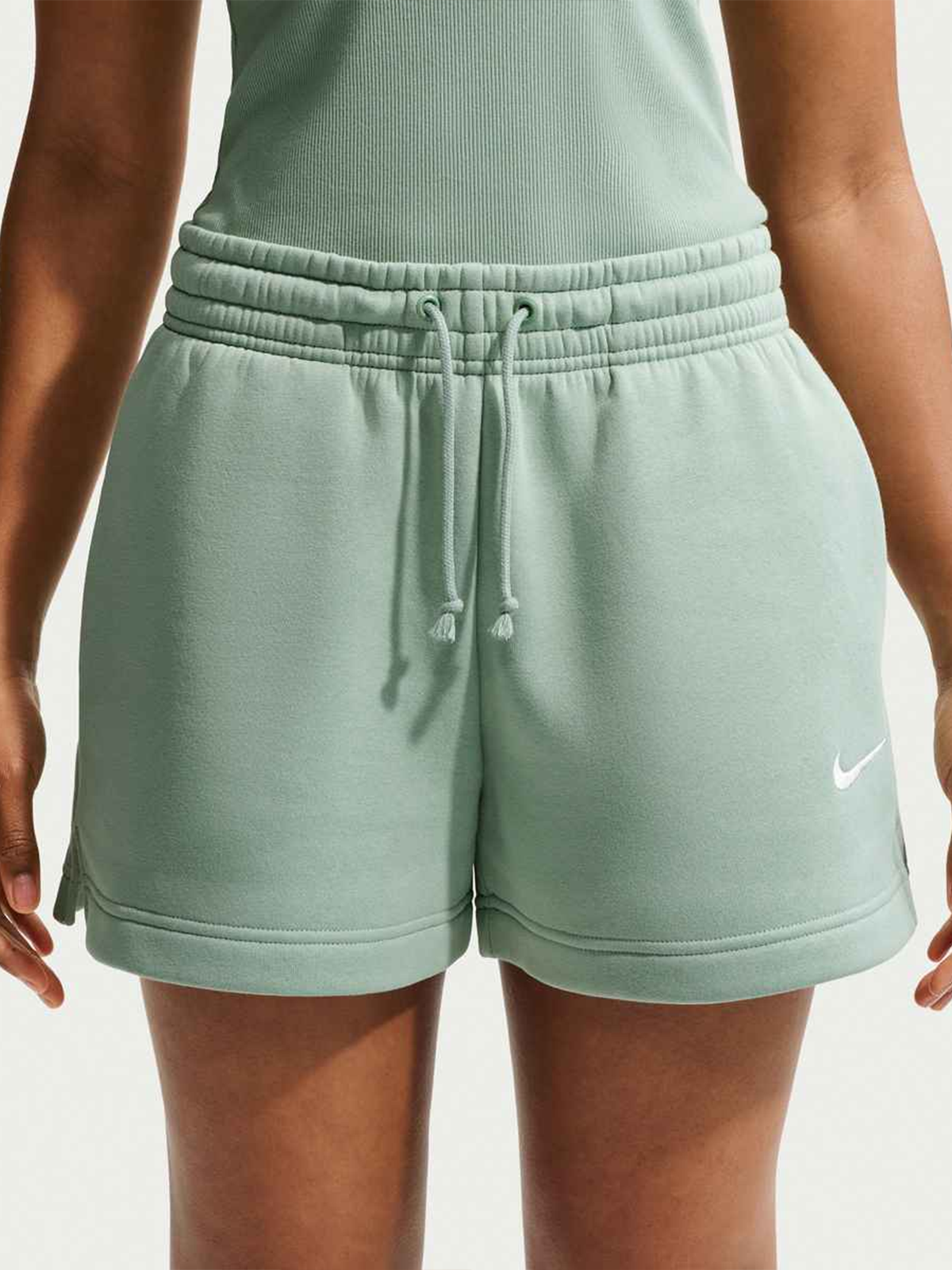 Nike Pheonix Fleece Mid-Rise Shorts Steam / Sail