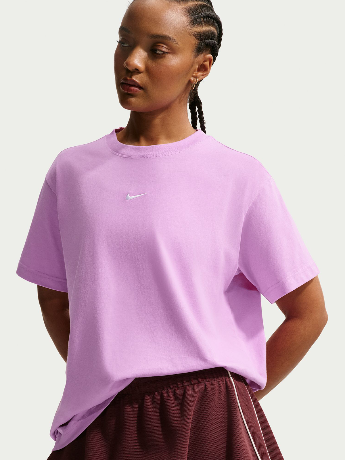 Nike Sportswear Classic Short Sleeve Tee LT Magenta