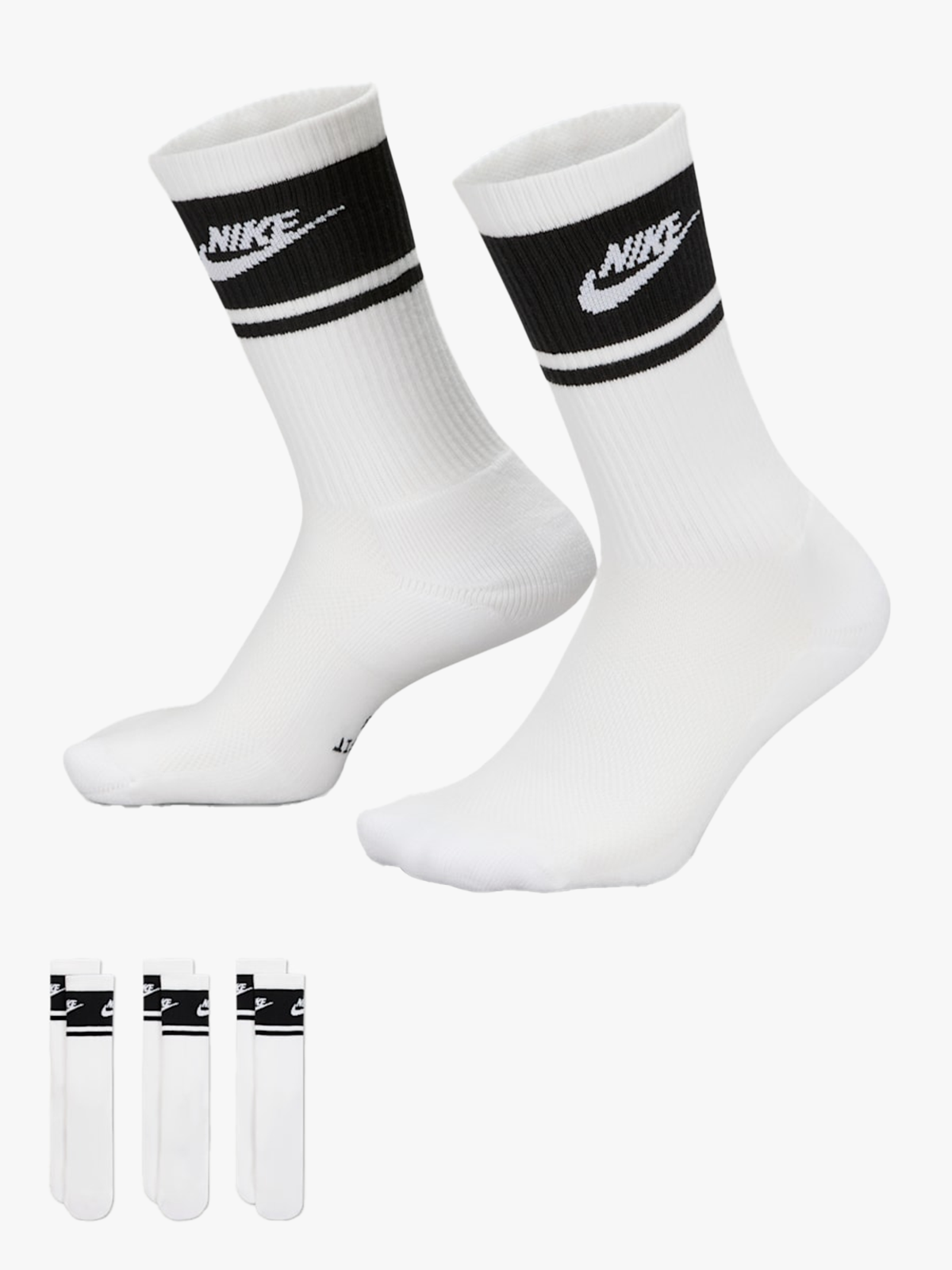 Nike Everyday Elevated Crew Socks 3-Pack Multi-color