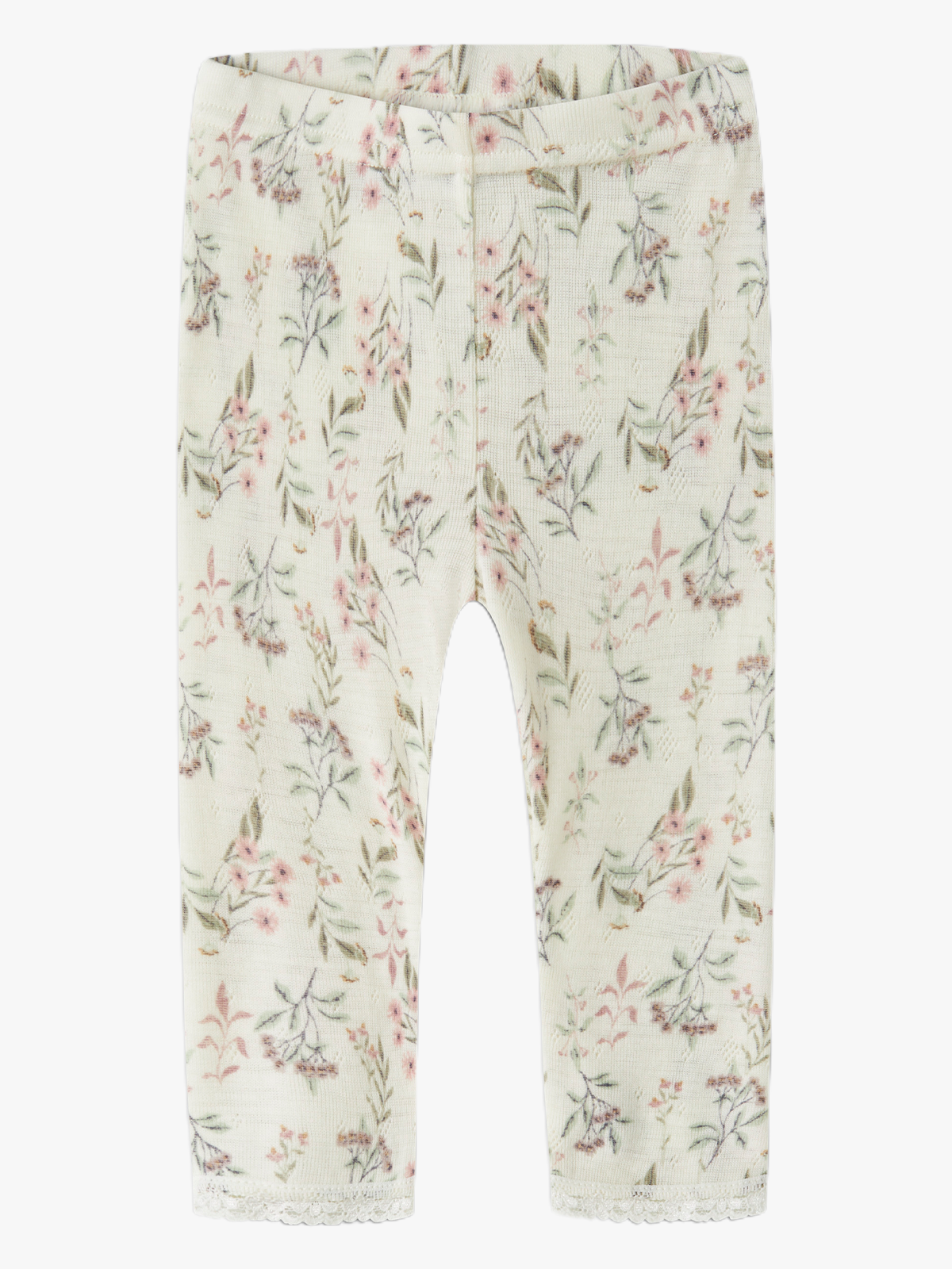 Name It Wang Wool Needle Legging Snow White