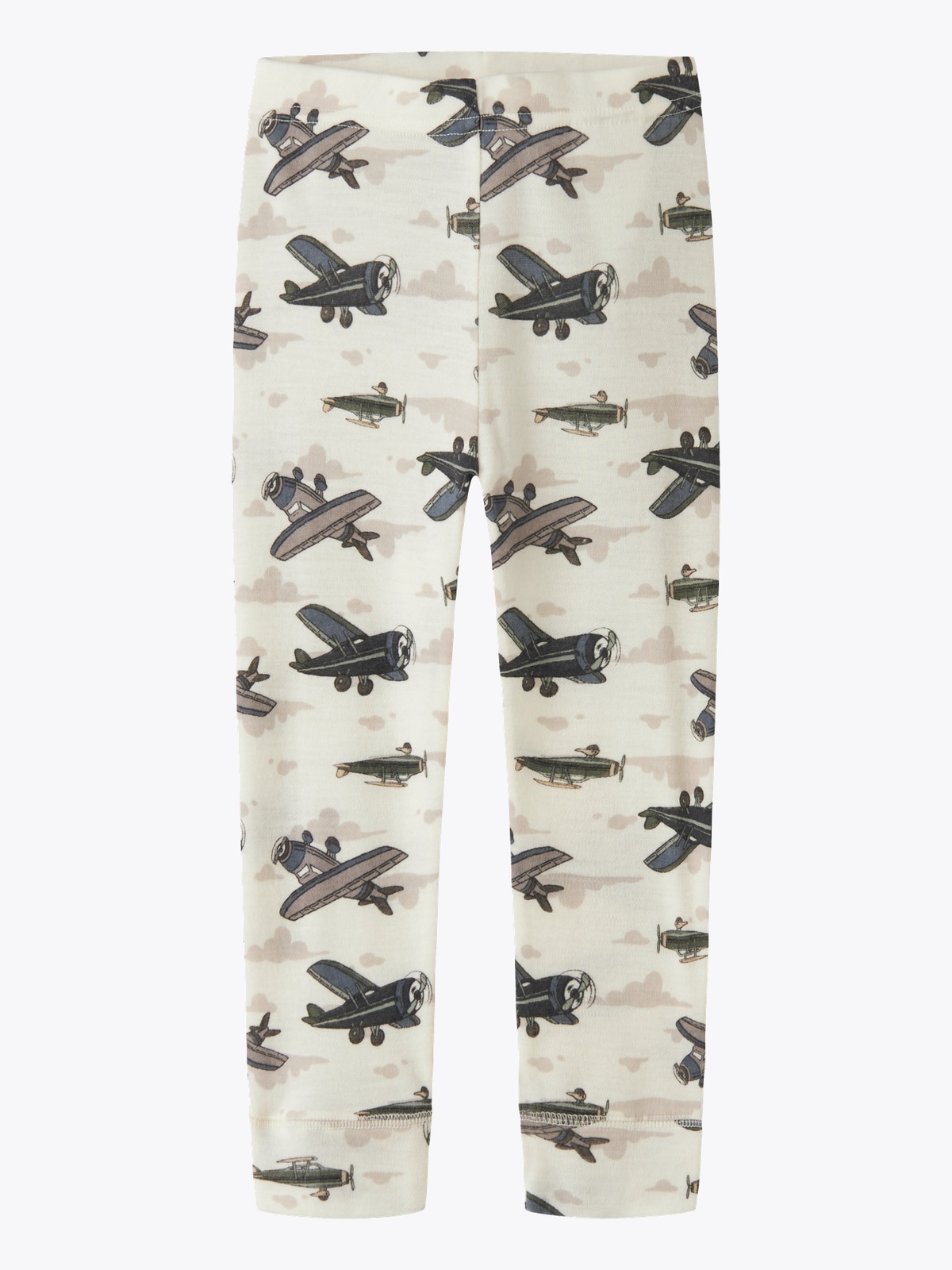 Name It Willitus  Wool Longjohn snow white airplanes