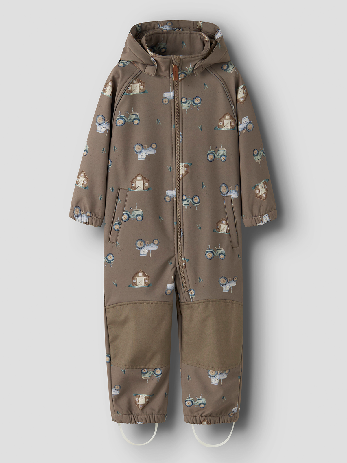 Name It Alfa08 Softshell Suit All Over Print Walnut