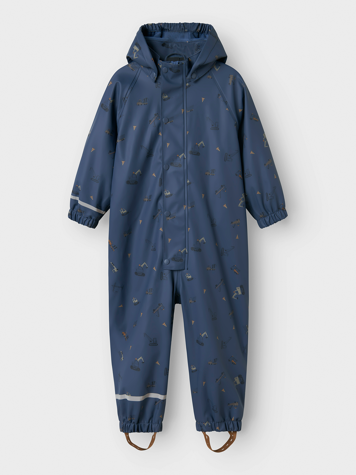 Name It Dry10 Rain Suit Fleece Aop Vintage Indigo