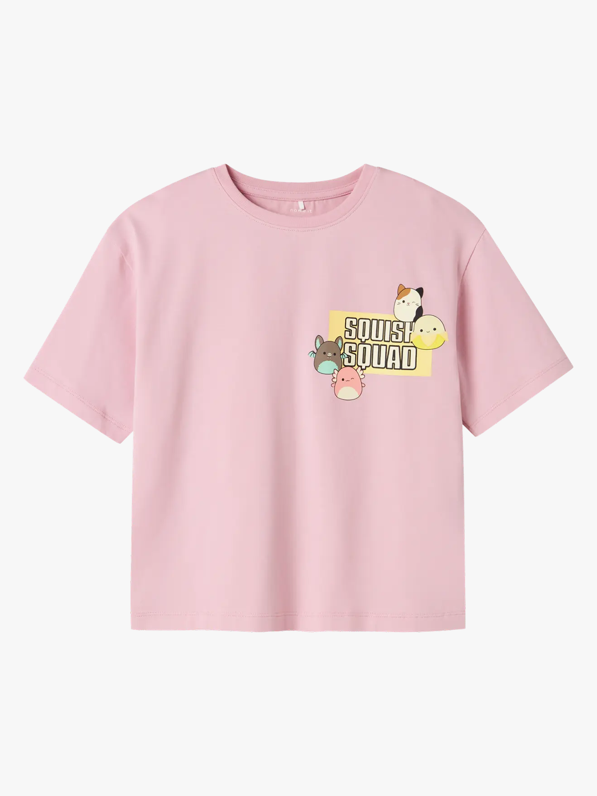 Name It Momi Squish Short Sleeve Top Box Cameo Pink