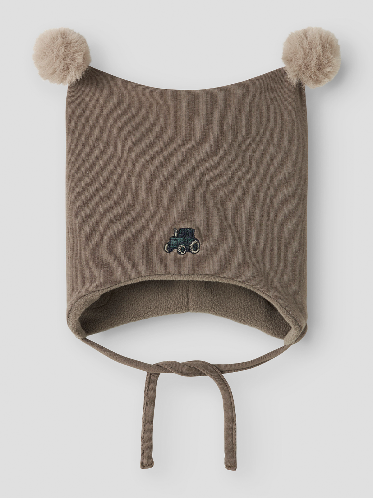 Name It Mall Hat With Fleece Badge Grå