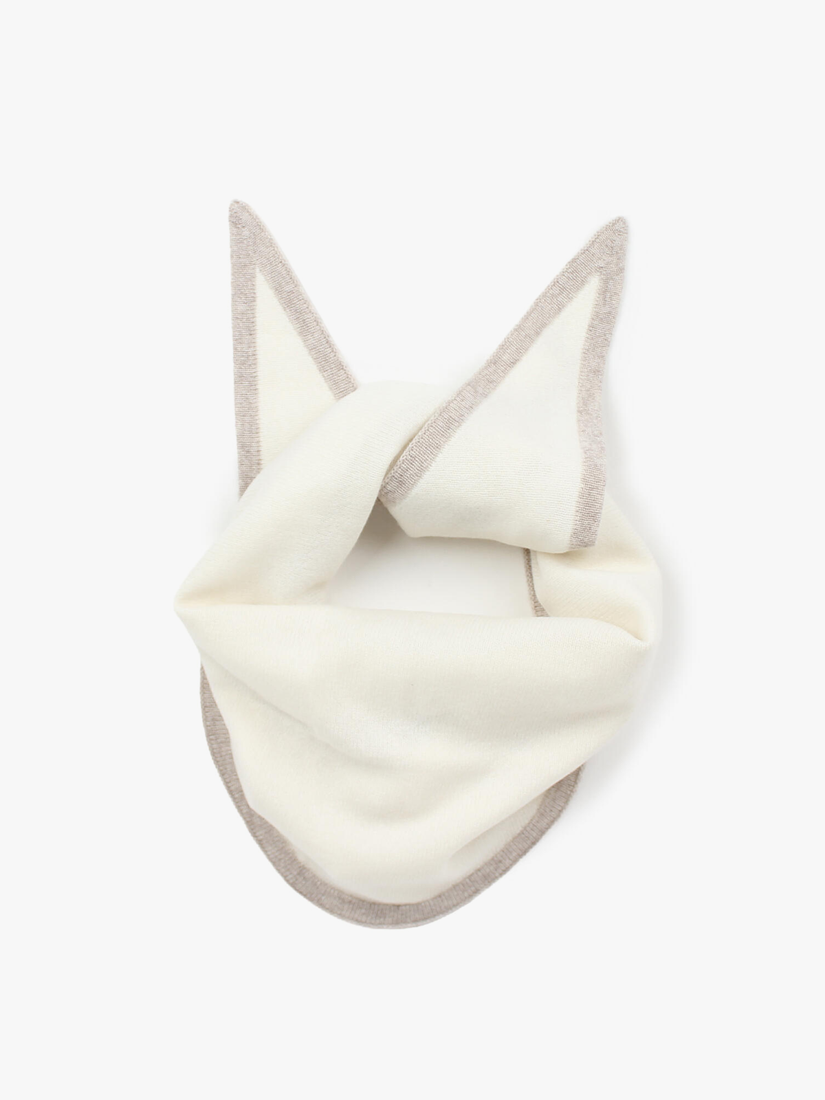 Nohr Studio Lara Duo Wool Cashmere Triangle Offwhite 11