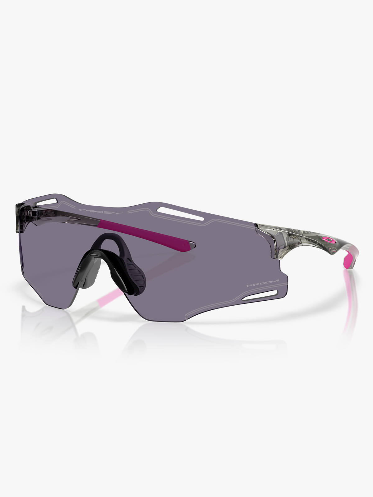 Oakley Cybr Zero Brilleglass: Prizm Grey / Innfatning: Polished Carbon