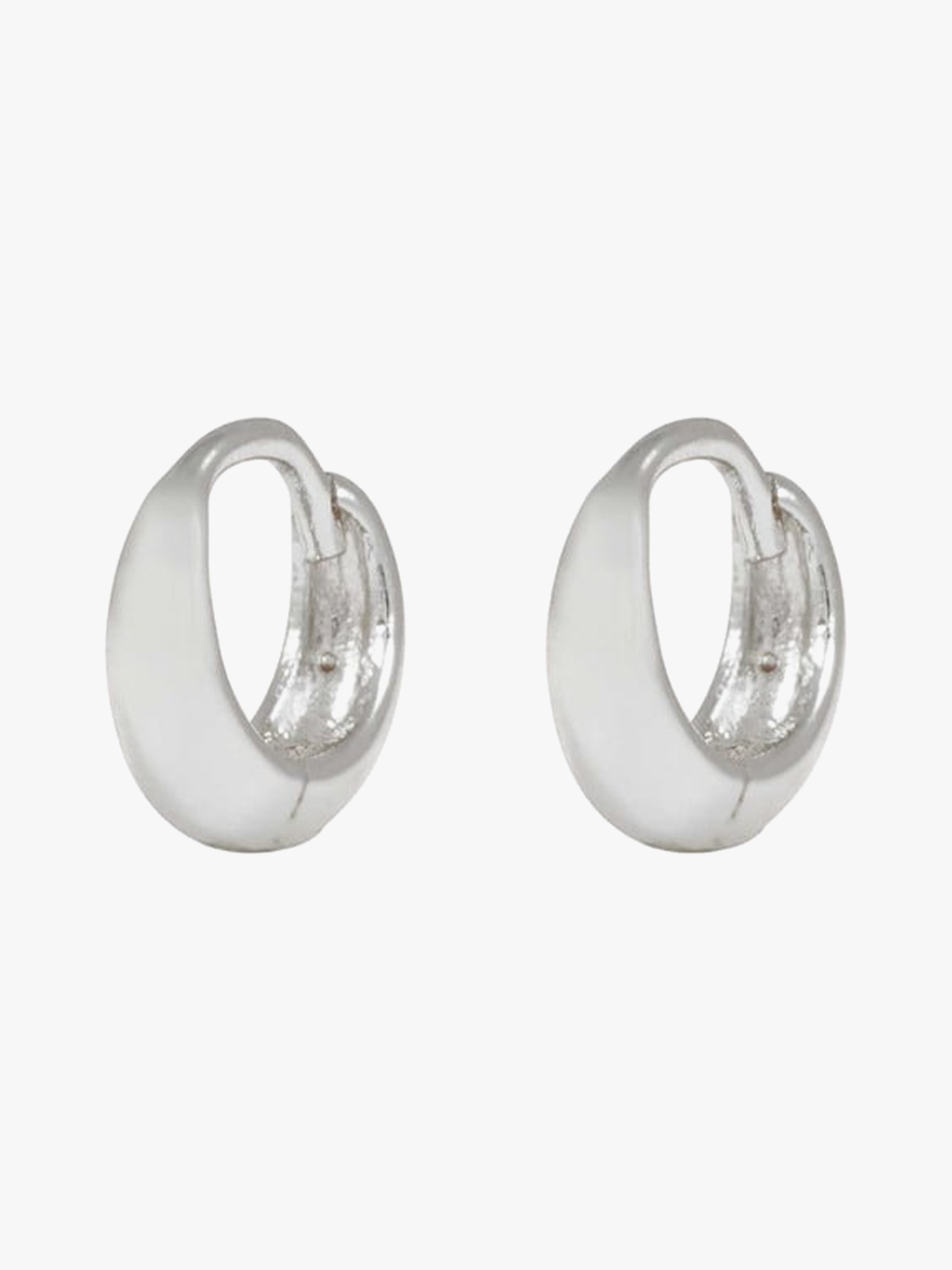 Snö Of Sweden Honey Drop Ring Ear 8Mm Sølvbelagt