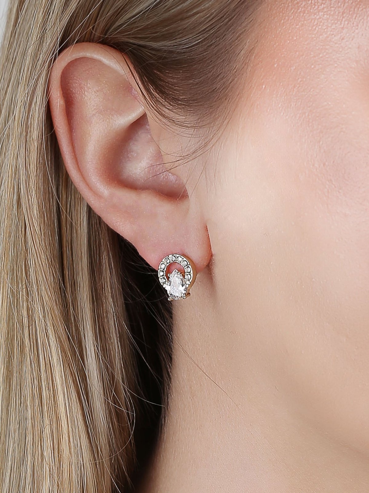 Snö Of Sweden Callie crystal circle ear Gull