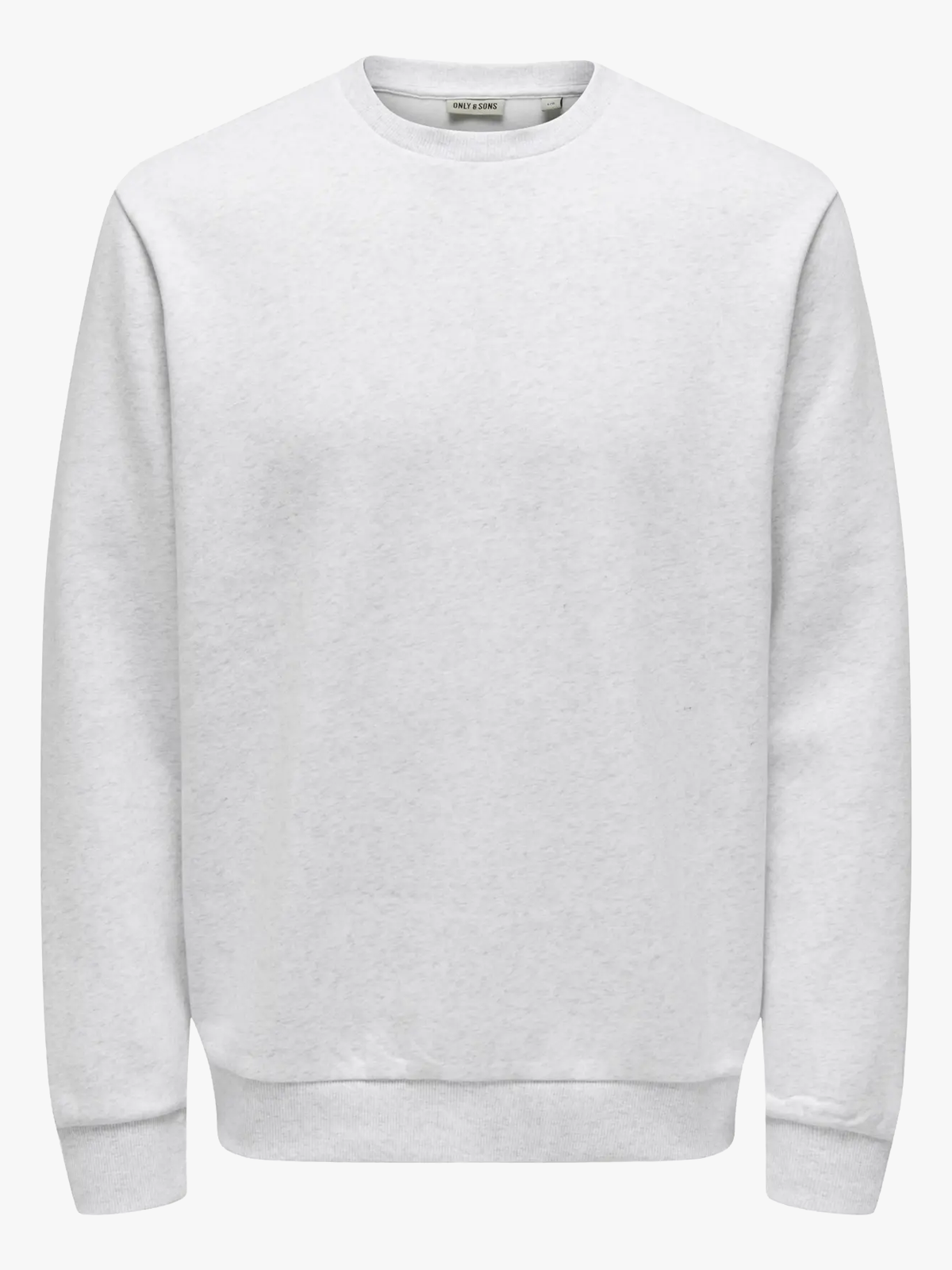 Only & Sons Ceres Crew Neck Super Light Grey Melange