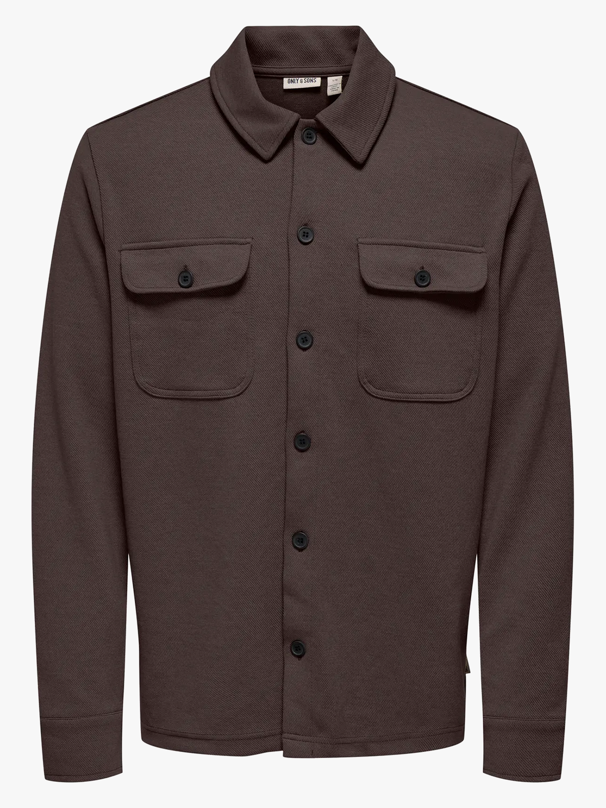 Only & Sons Newkodyl Overshirt Sweat Coffee Bean Melange