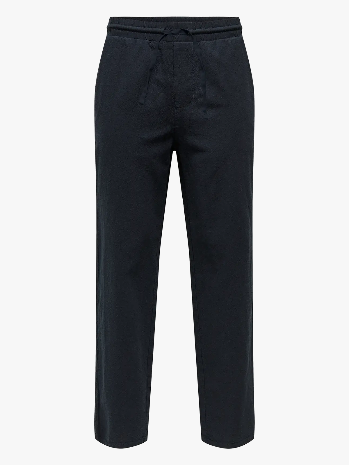 Only & Sons Sinus Loose Cotton Linen Pant Dark Navy