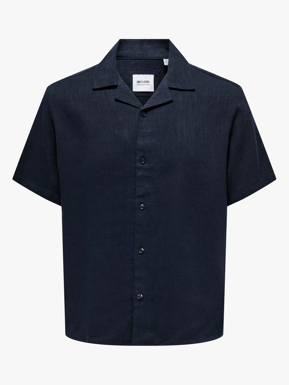 Only & Sons Kari Resort Short Sleeve Shirt Dark Navy