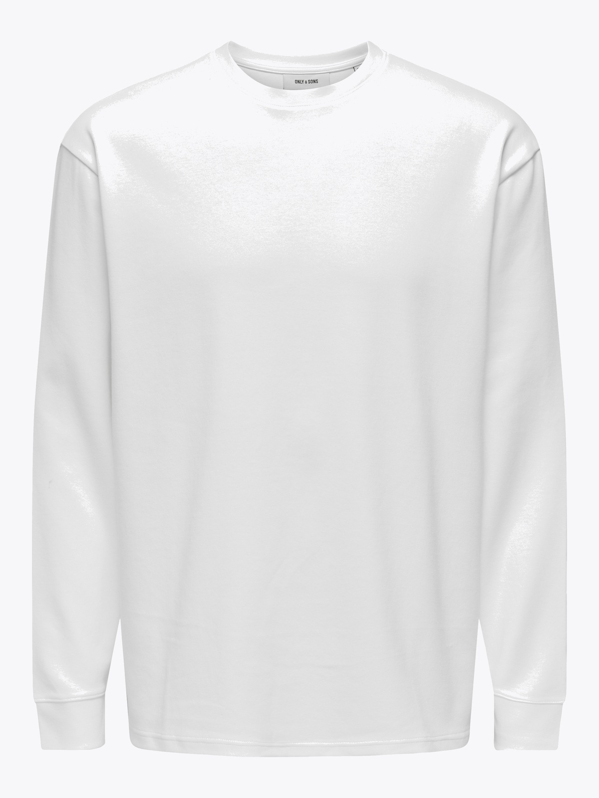Only & Sons Caspian Airflex Relax Long Sleeve Tee White