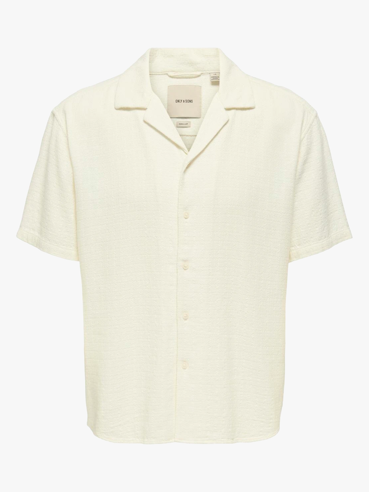 Only & Sons Latham RLXSS Resort Linen Structure Cloud Dancer