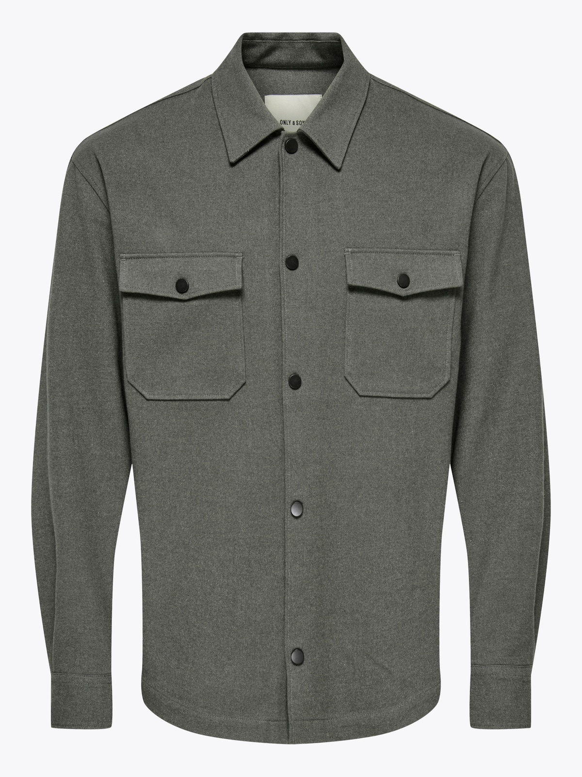Only & Sons Mark Brushed Overshirt Beluga