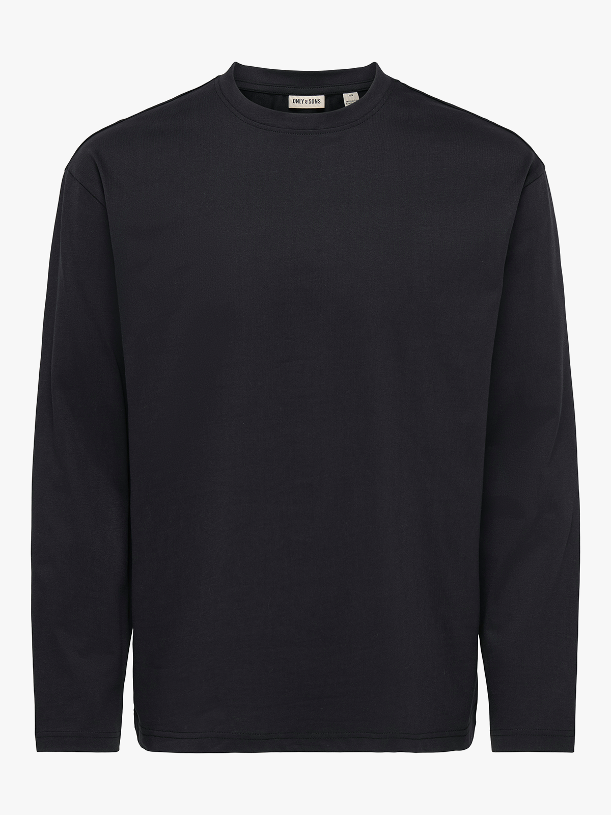 Only & Sons Fred Life Relax Long Sleeve Tee Black