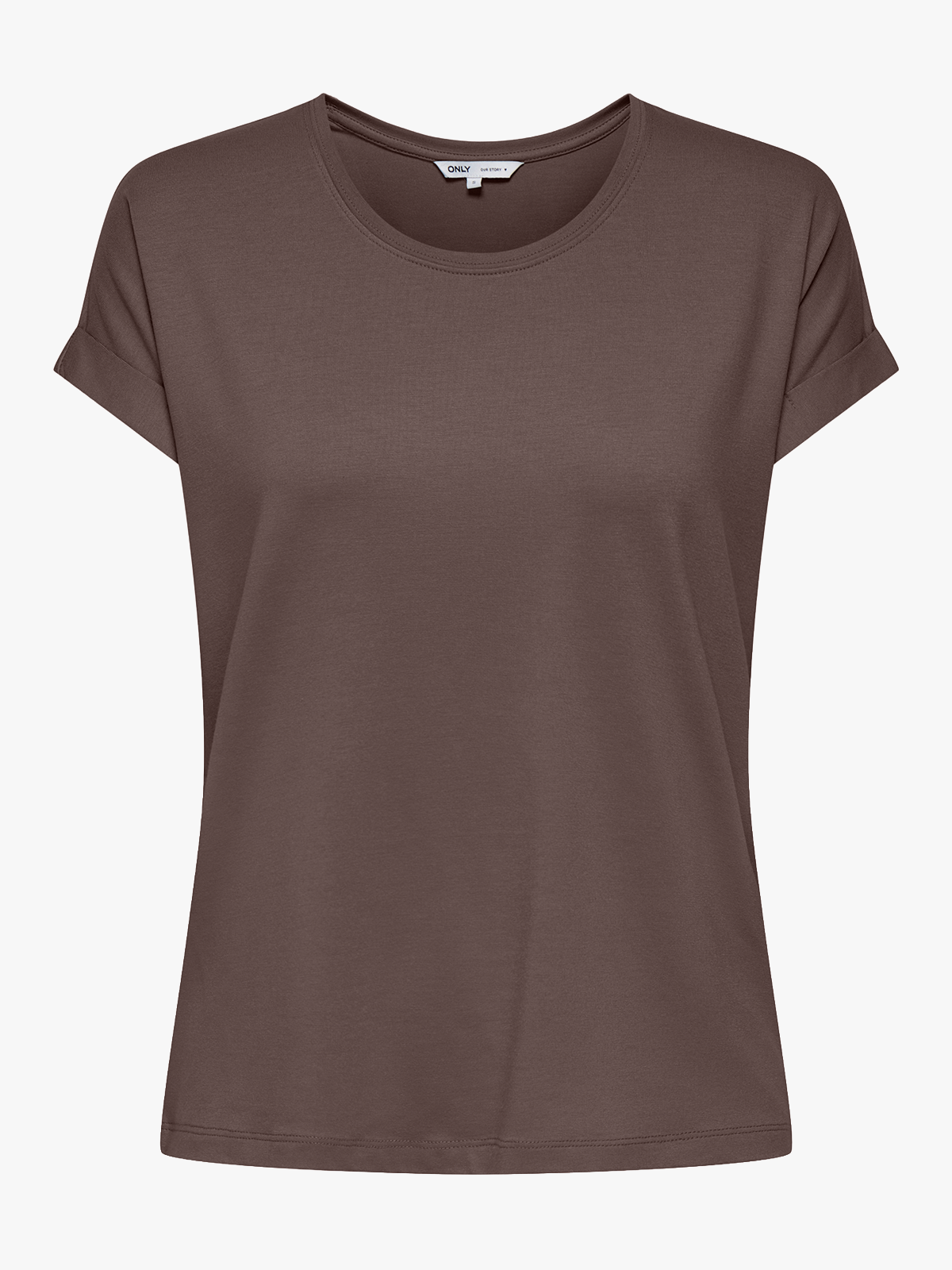 Only Moster Short Sleeve O-Neck Top Chocolate Martini