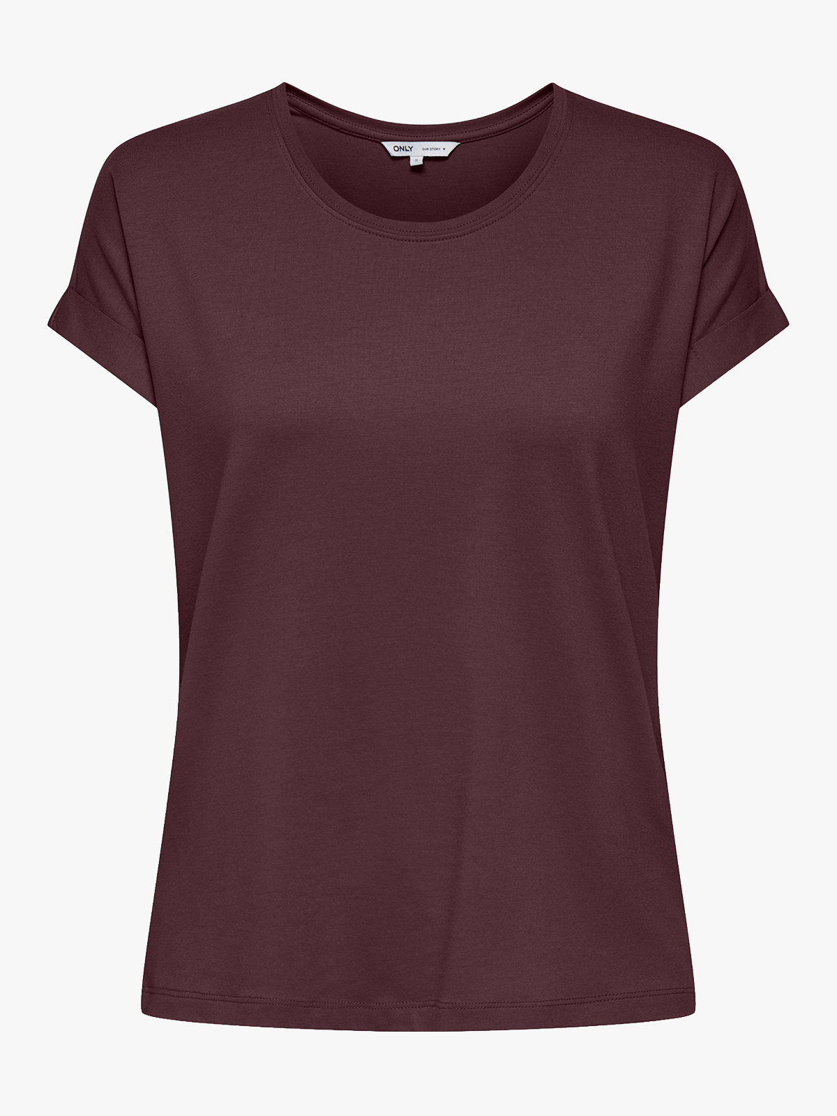 Only Moster Short Sleeve O-Neck Top Fudge