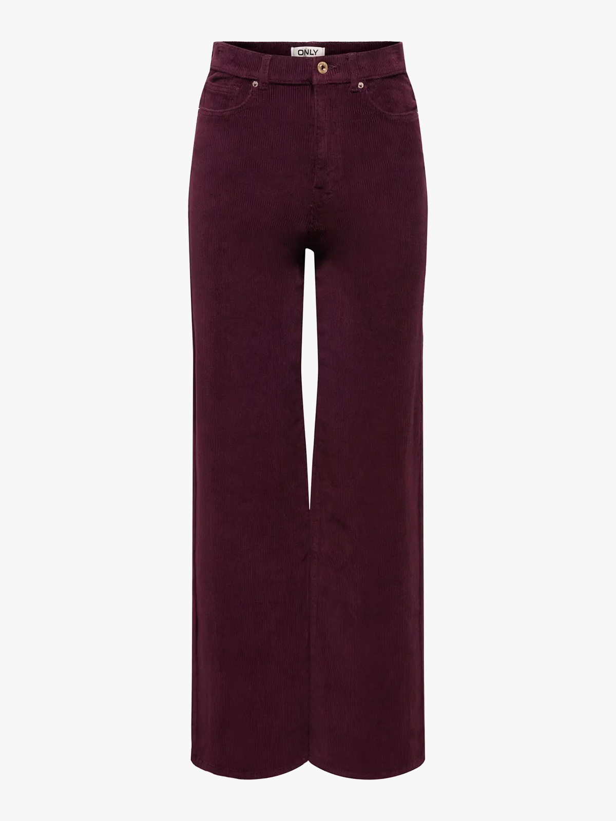 Only Hope Global High Waist Wide Cord Pant Fudge