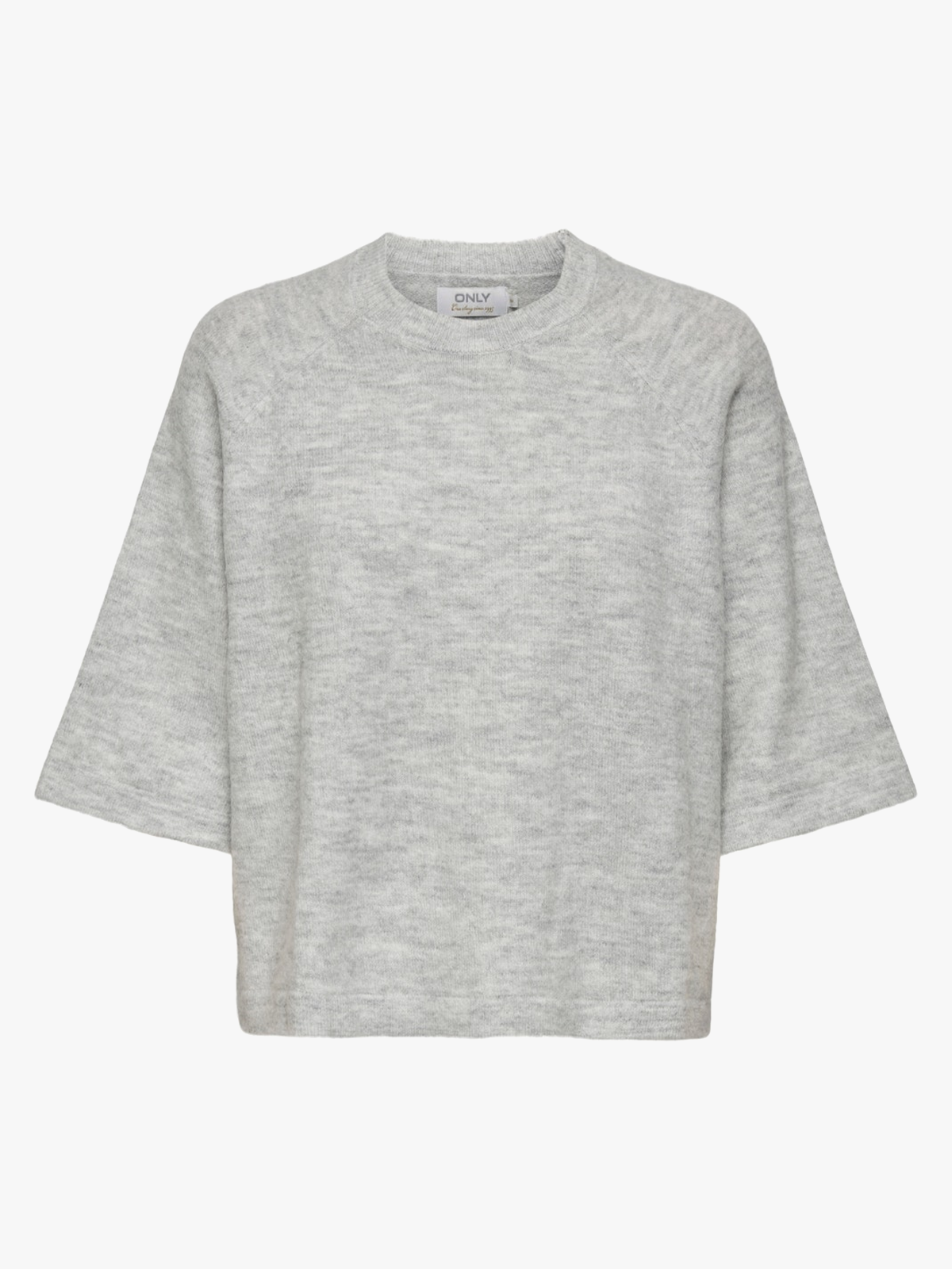 Only Simoni 3/4 Pullover Knit Light Grey Melange