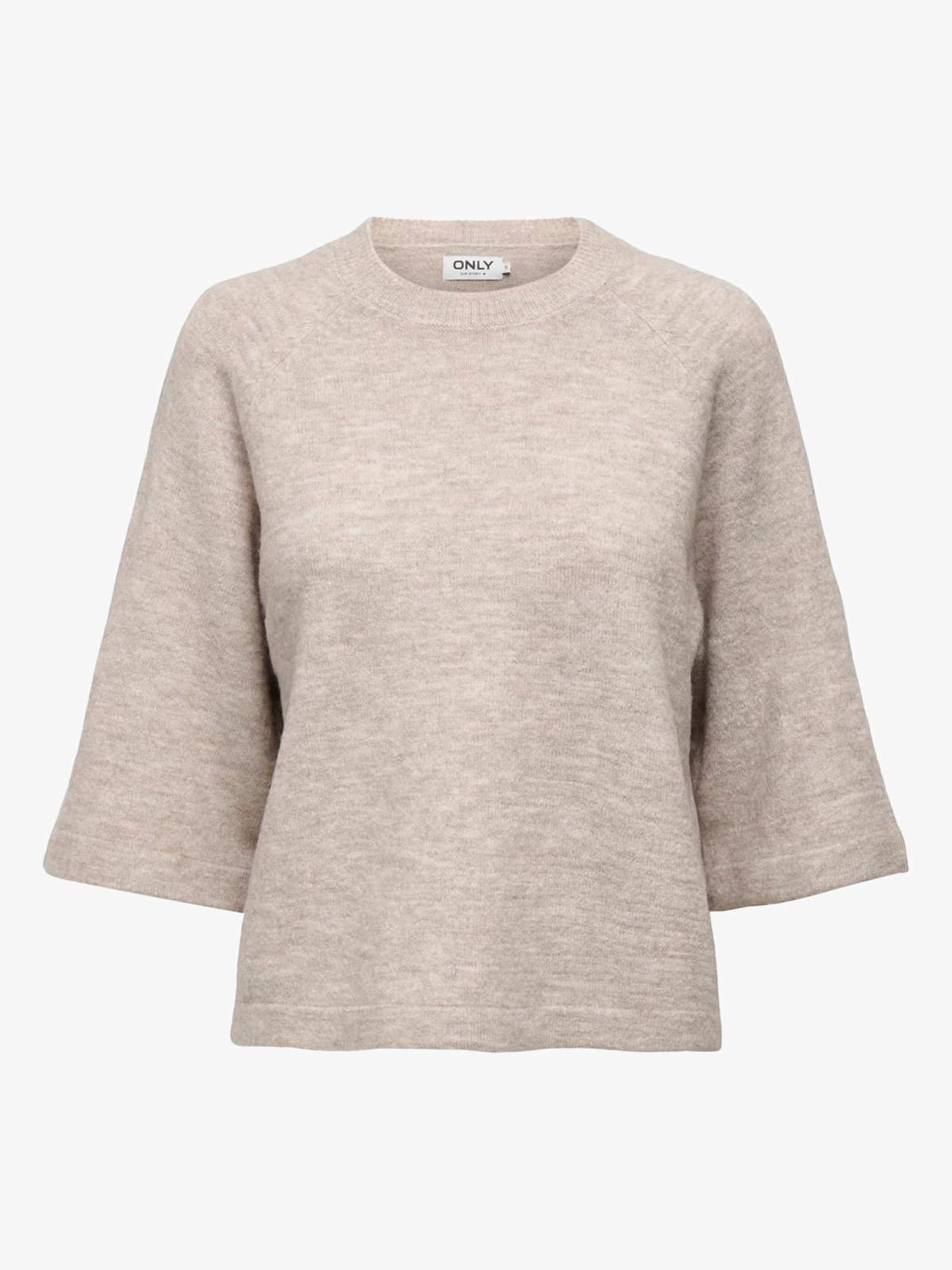 Only Simoni 3/4 Pullover Knit Pumice Stone Melange
