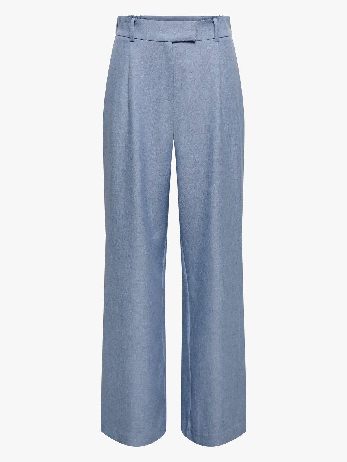 Only Linda High Waist Straight Mel Pants Vintage Indigo Melange