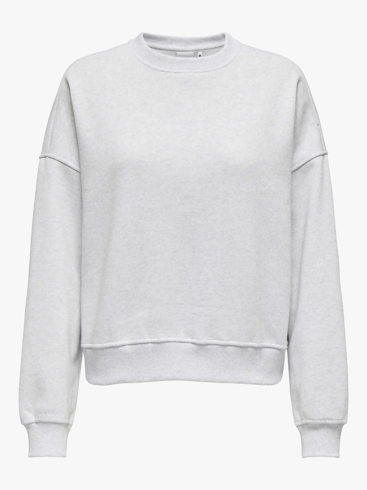 Only Daze Long Sleeve Crew Neck Sweat Light Grey Melange