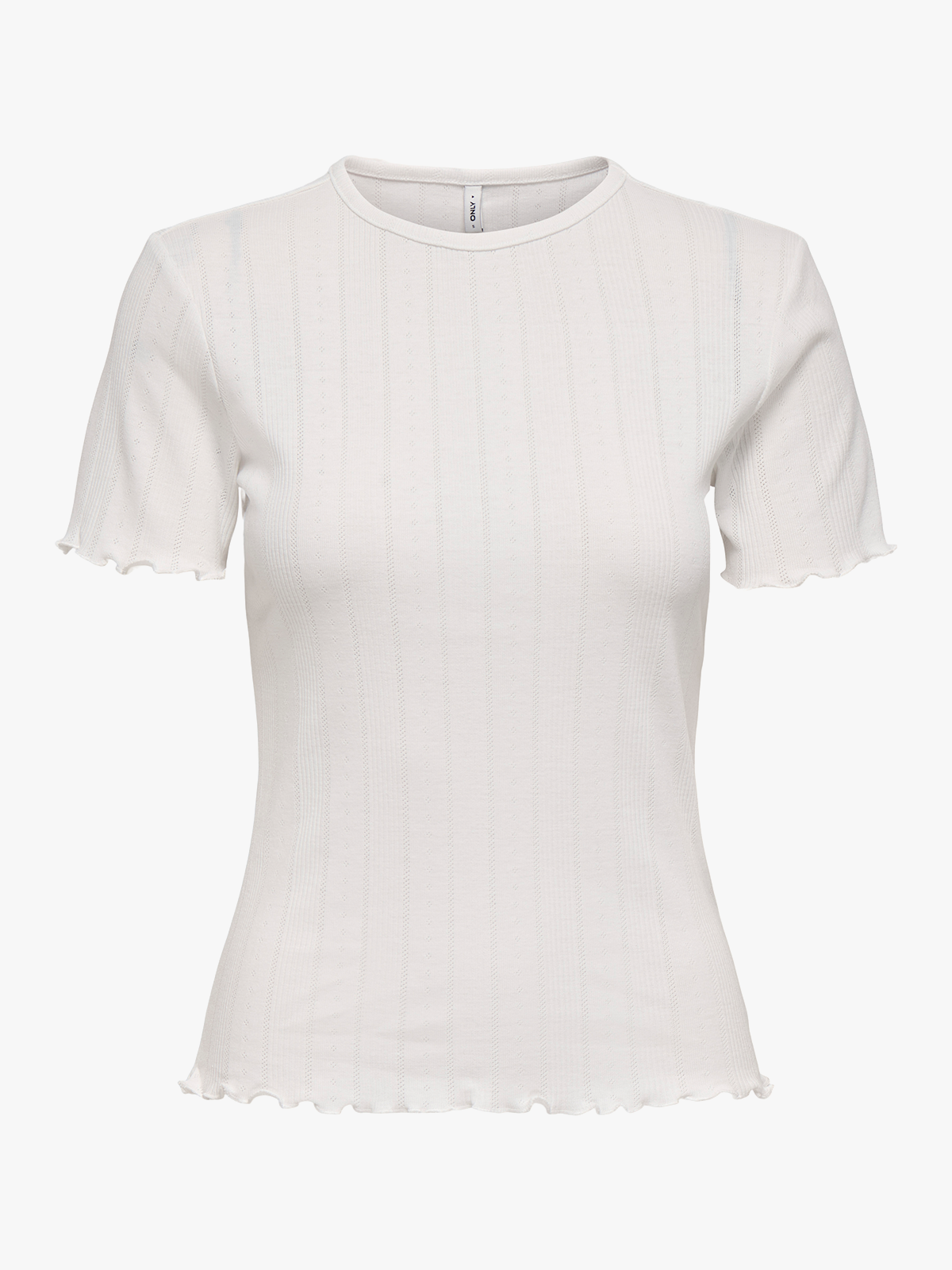 Only Tenna Life O-Neck Short Sleeve Top CLOUD DANCER