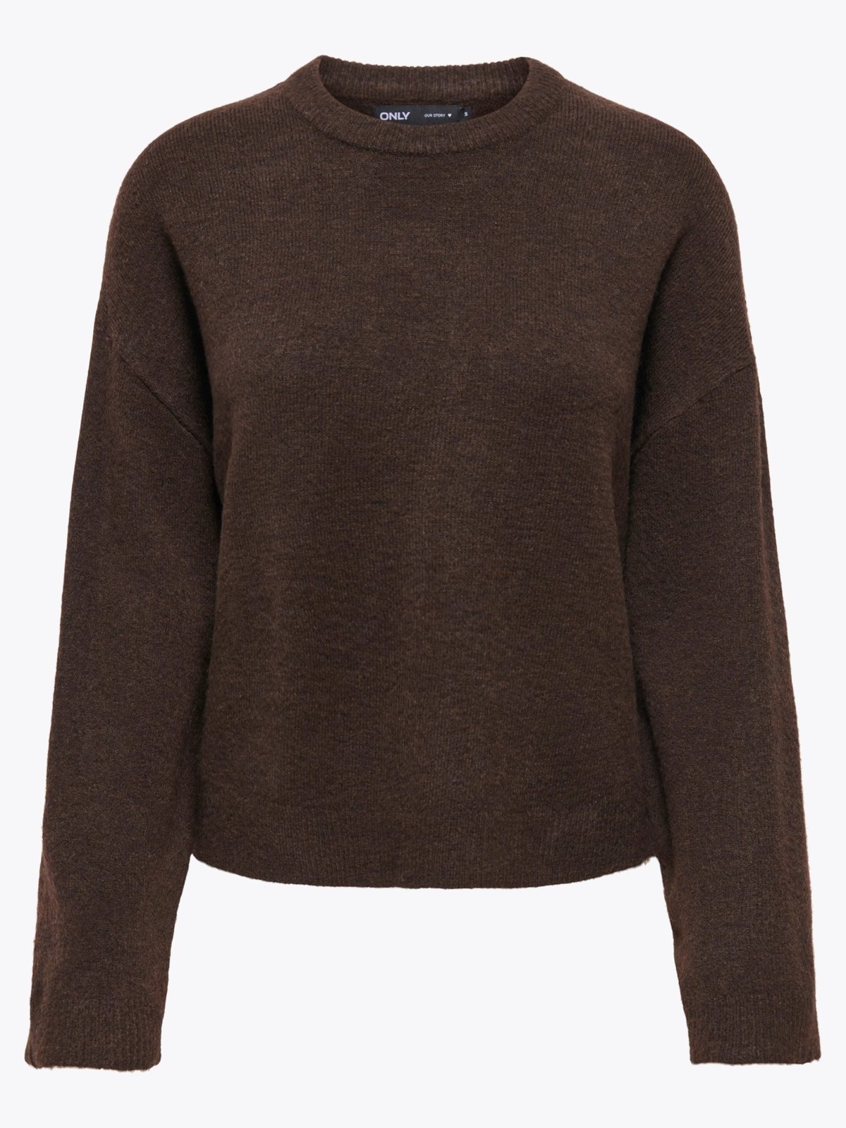 Only Simoni Long Sleeve O-Neck Pullover Brun