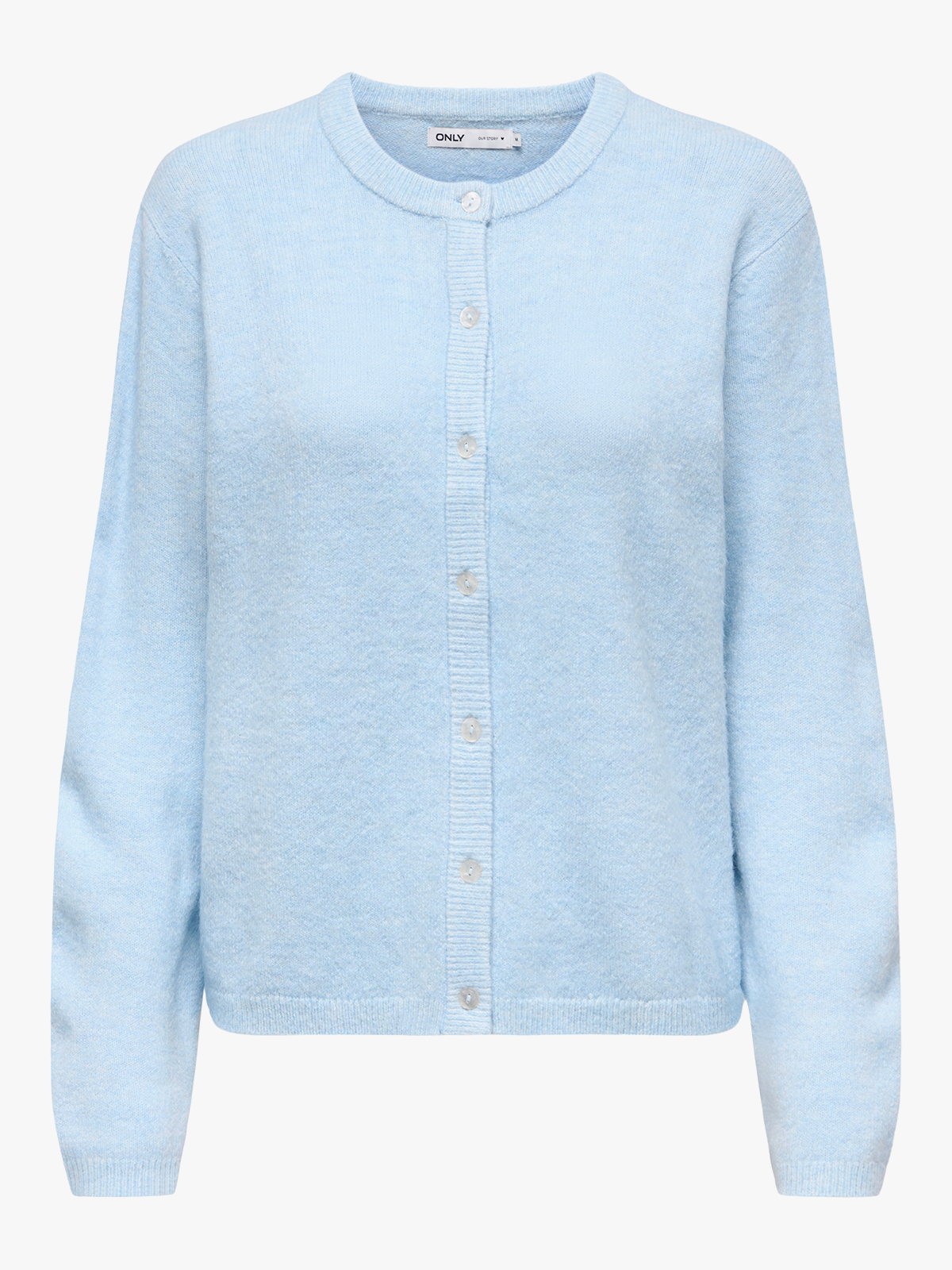 Only Simoni Long Sleeve O-Neck Cardigan Cashmere Blue