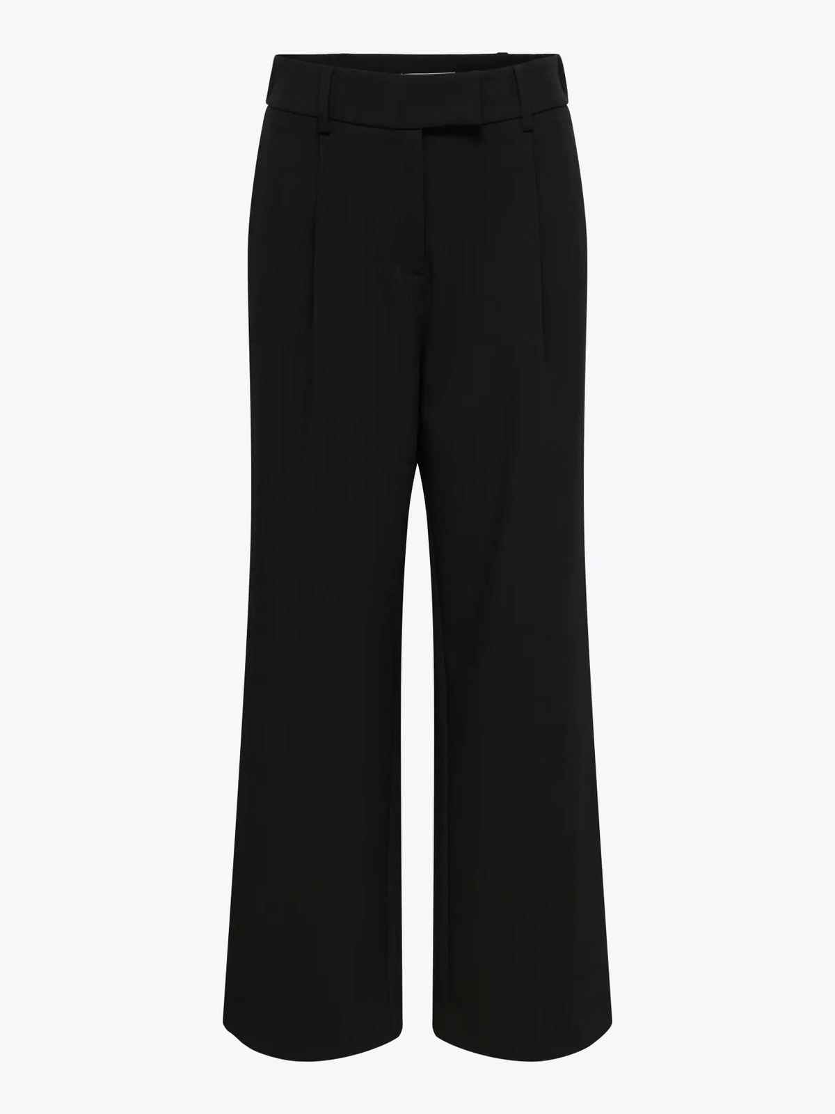 Only Linda Raven High Waist Straight Pant Sort