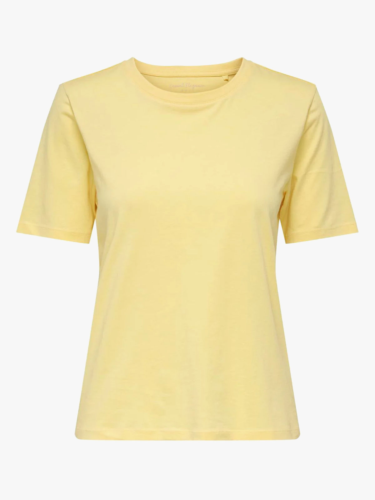 Only Happy Life Short Sleeve O-Neck Tee Sunlight