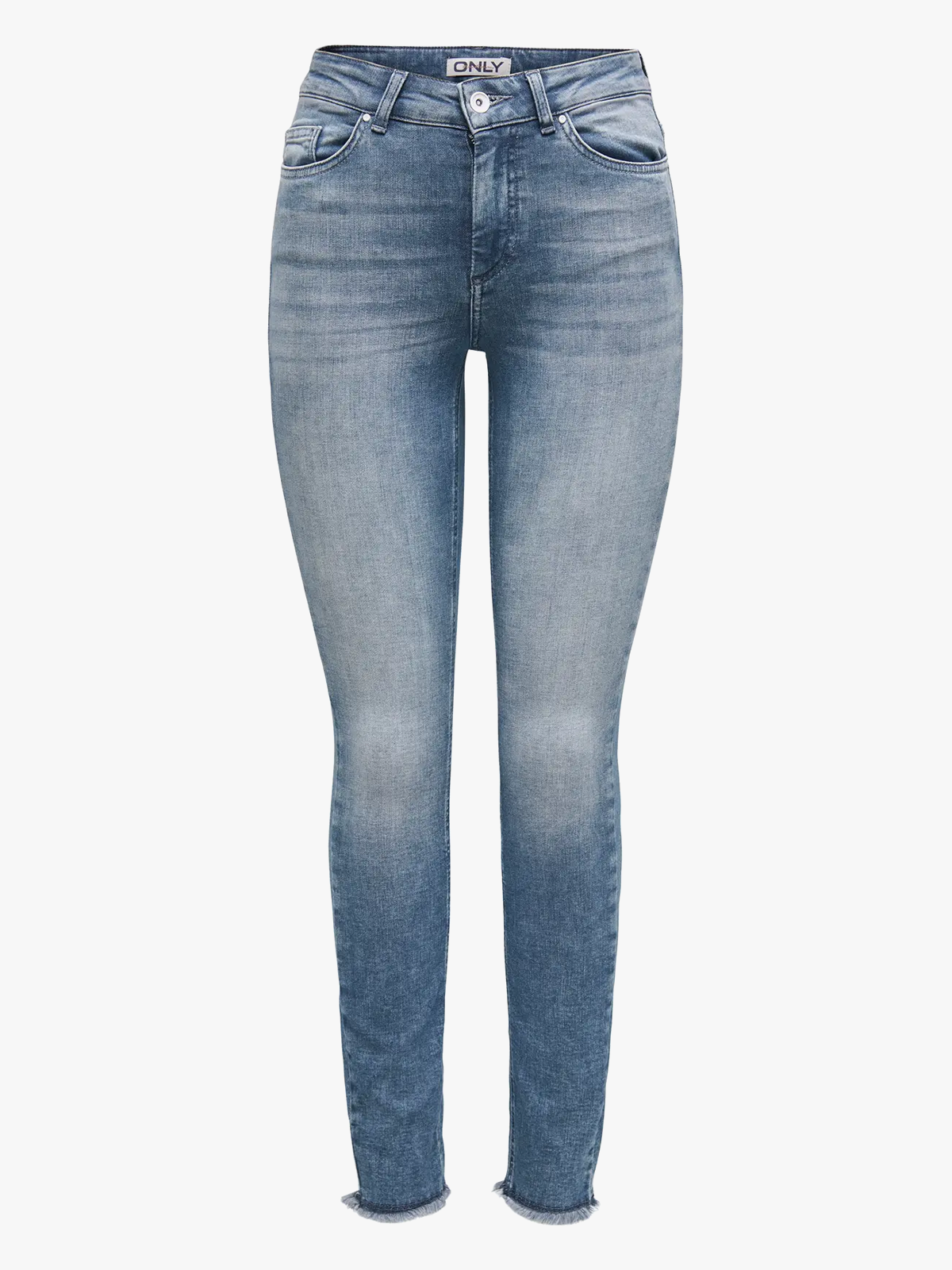 Only Blush Mid RW Denim Special Blue Grey Denim