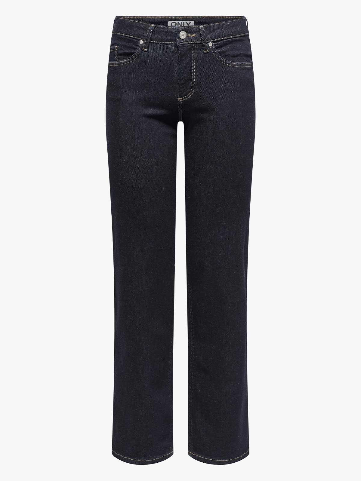 Only Blush Mid Regular Waist Denim Dark Blue Denim