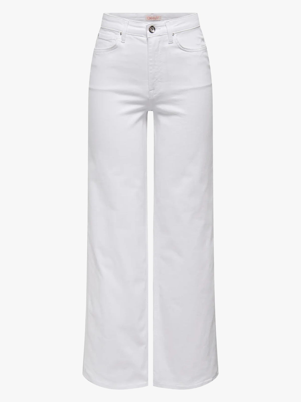 Only Madison Blush High Waist Wide Denim White