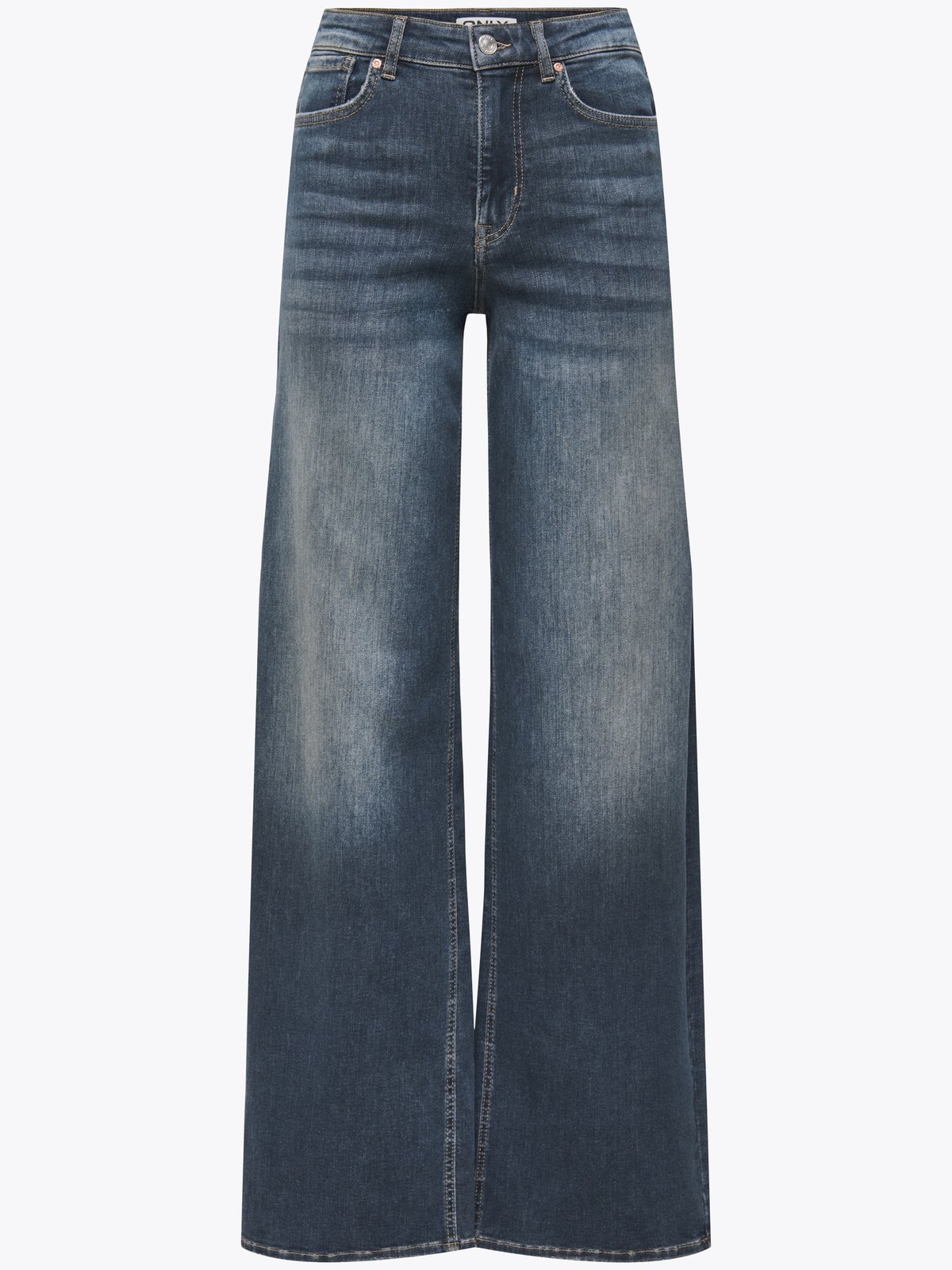 Only Madison Blush High Waist Wide Denim Blå