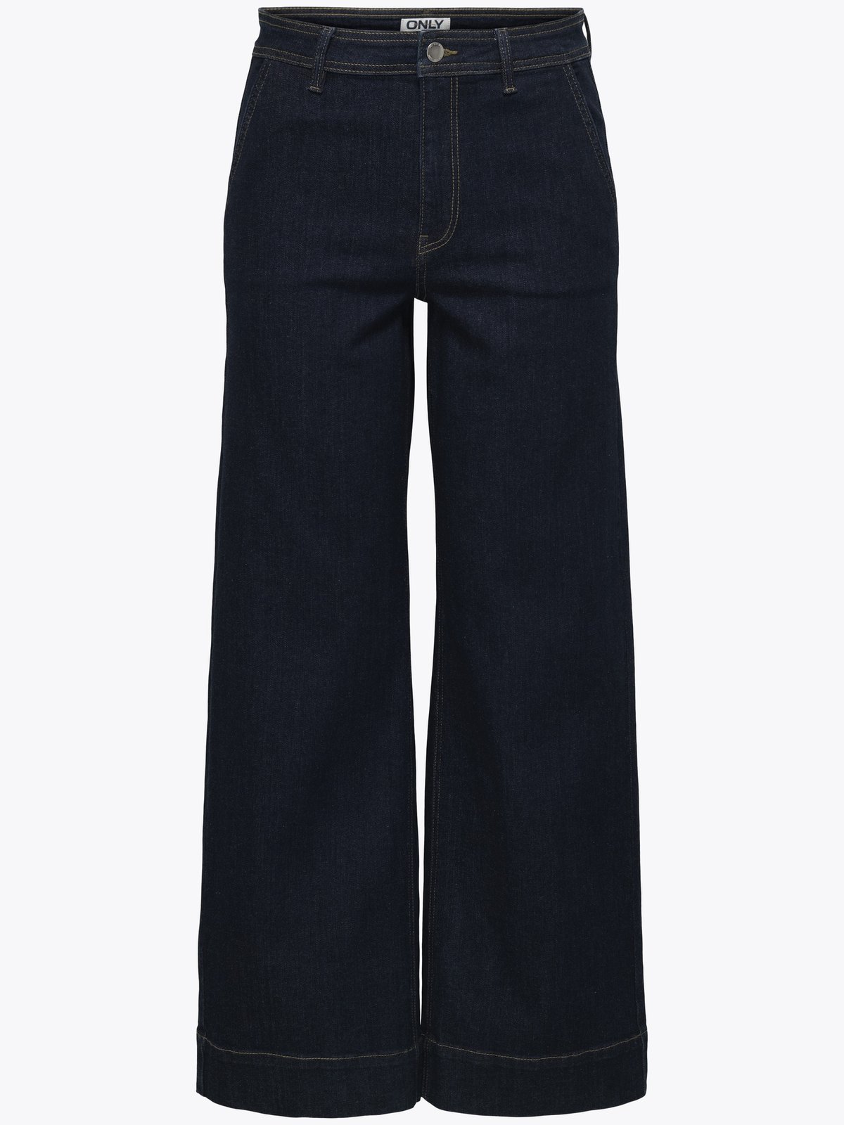 Only Madison Blush High Waist Wide Denim Dark Blue Denim