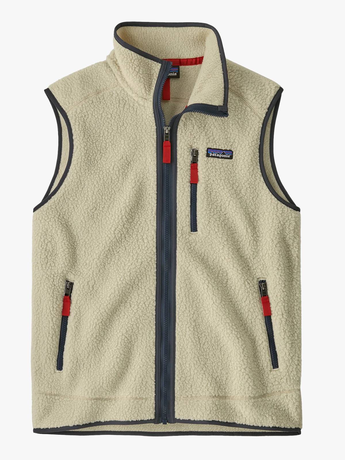 Patagonia Retro Pile Vest Pelican w/Smolder Blue