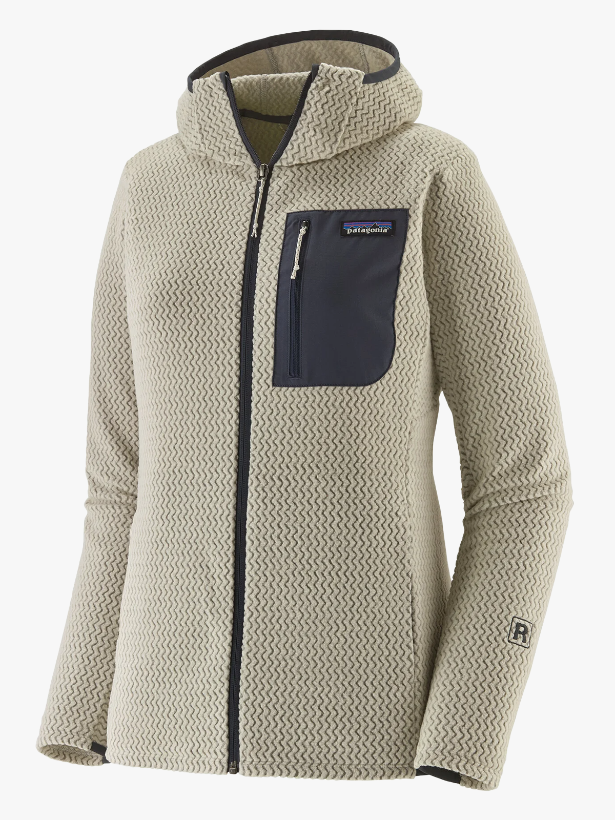 Patagonia R1 Air Full-Zip Hoody Wool White