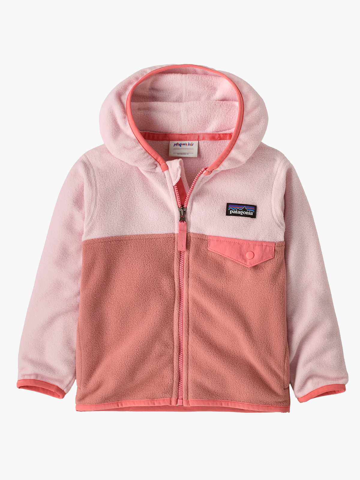 Patagonia Baby Micro D Snap-T Fleece Jacket Moment Pink