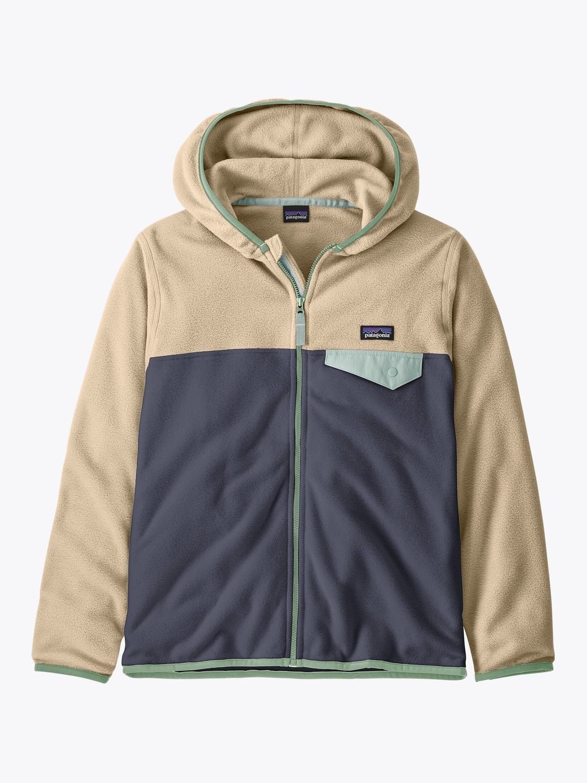 Patagonia Micro D Snap-T Fleece Jacket Smolder Blue